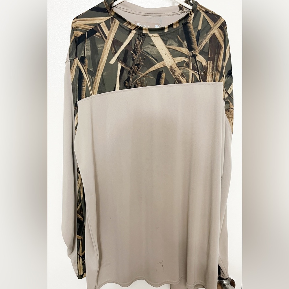 Columbia Mens OMNI Freeze PHG Camo Long Sleeve Performance Hunting Shirt